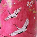 Kokeshi Hisho Tsuru (fliegender Kranich) 15,5 cm