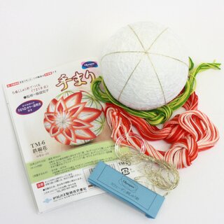 Temari - Fadenball Materialset mit englischer Anleitung
