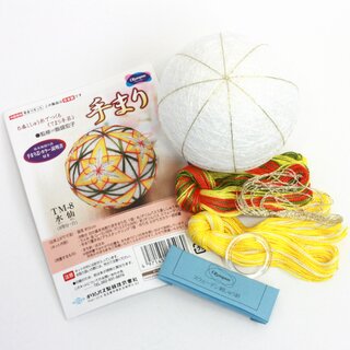Temari - Fadenball Materialset mit englischer Anleitung