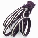 Obischnur, Obijima, lila,silber