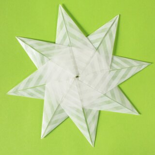 Glassine Origami White Stripe 15 cm