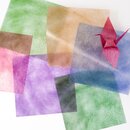 Glassine Origami Wafu Shibori 6 Farben Mix