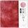 Glassine Origami Wafu Ginshu 15 cm, rot