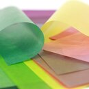 Glassine Origami, 48 Blatt in 24 Farben 15 cm