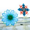 Glassine Origami, 48 Blatt in 24 Farben 15 cm