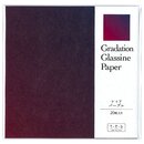Glassine Origami Graduation rotviolett