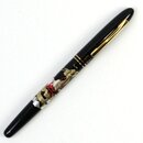 Fudepen, Pinselstift Drache, mit Lackgehäuse