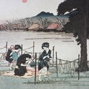 Grußkarten Neujahr, 2er Set Tokaido-Serie