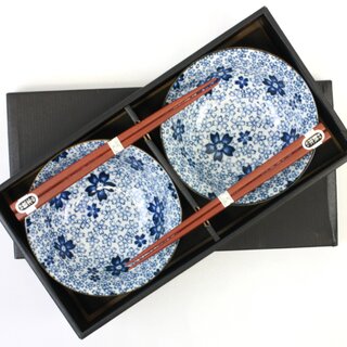 Schssel Duo Sakura Chirashi, 15 cm , mit Essstbchen