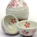 Sakeset Sakura, Karaffe mit 2 Schälchen