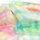 Glassine Origami Garden "Assort" 15 cm, 20 Blatt