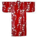 Kimono - Yukata Kirschbl�te rot