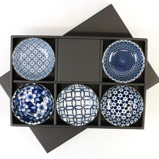 Schälchenset Blue & White 9,3 cm Ø