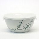 Sch�ssel mit Mikrowellendeckel Flower Line 13 cm �