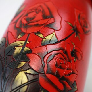 Kokeshi Benibara (Rote Rosen) 26 cm