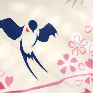 Tenugui Tsubame (Schwalben) 36 x 88 cm