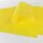 Glassine Origami einfarbig gelb, 15 cm