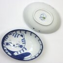 2 ovale Schalen Nekochiguratora 13 x 9,5 cm