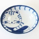 2 ovale Schalen Nekochiguratora 13 x 9,5 cm