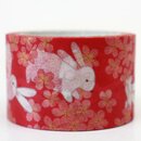 Washitape Hasen & Kirschblüten 2,5 cm x 5 m