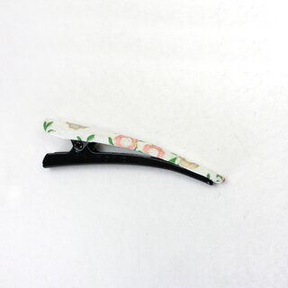 Haarclip wei�, 7,3 cm