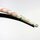 Haarclip weiß, 7,3 cm