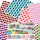 Double Color Dot Herzen, 15 cm