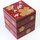 Lackbox Sakura Roman rot, 15 x 15 x 17 cm