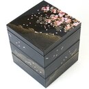 Lackbox Shidare Sakura schwarz, 15 x 15 x 17 cm