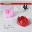 Origami Lotusblüte, Papier mit Fotoanleitung