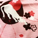 Furoshiki "Neko mo Hanami" 90 x 90 cm