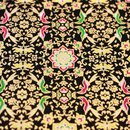 Washibogen Ornament schwarz 50 x 63,5 cm
