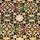 Washibogen Ornament schwarz 50 x 63,5 cm