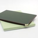 Stellwand mattgold, zweiflüglig 25,5 x 36 cm