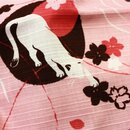 Furoshiki "Neko mo Hanami" 50 x 50 cm