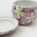 Deckelbecher, Mushidon mit rosa Kirschblüten
