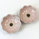 Blütenschälchen rosa, 2er Set, 9,3 cm Ø