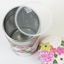 Teedose Blumengarten pink, 175 g Fassungsvermögen
