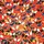 Washibogen Kleiner Schmetterling rot 55 cm x 80 cm