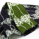 Furoshiki Heart Vine 48 x 48 cm schwarz/grün