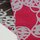 Furoshiki Heart Vine 48 x 48 cm rose/maroon