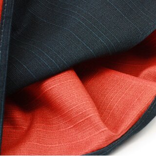 Furoshiki doppelseitig schwarz-orange100 x 100 cm