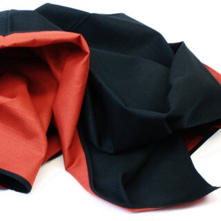 Furoshiki doppelseitig schwarz-orange100 x 100 cm