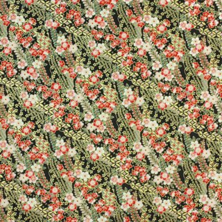 Washibogen Pflaumenblütenranken schwarz  48 x 64 cm