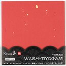 Washi Chiyogami einfarbig durchgefärbt, 24 Blatt in 6 Farben