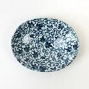 Ovaler Teller Karakusa blau 10,5 x 8,5 cm
