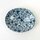 Ovaler Teller Karakusa blau 10,5 x 8,5 cm