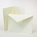 3 Blankokarten zum selbst gestalten, mit Umschlag und...