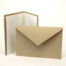 3 Blankokarten zum selbst gestalten, mit Umschlag und...