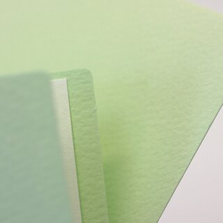 3 Blankokarten zum selbst gestalten,  mit Umschlag und Innenblatt, lindgr�n